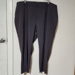 Catherine's 24W Right Fit Curvy Pants – Blue, Comfort Stretch Plus Size Trouser